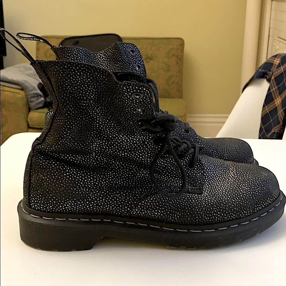 Black & Silver Doc Martens!